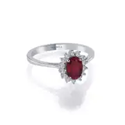 Pırlantalı Yakut Yüzük 2