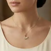 Kuğu Altın Kolye 2