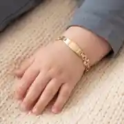 Gök Kuşağı Plakalı Altın Çocuk Künye 2