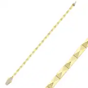 Taşlı Kilitli Altın Bileklik 1