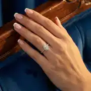 Altın Damla Taş Yüzük 3