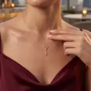 Taşlı Anahtar Kolye 2