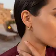 Altın Halka Küpe 2