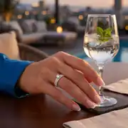 Yan Taşlı Tektaş Yüzük 0.72 Karat 3