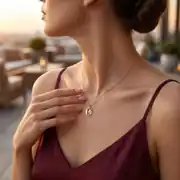 Ay Ve Güneş Altın Kolye 2