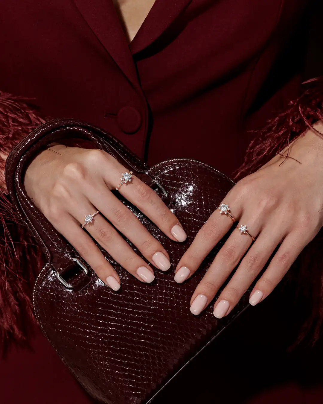 Rose Gold Lotus Yüzük 4