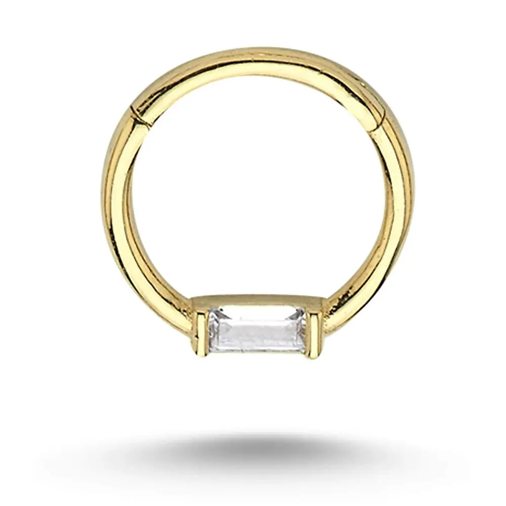 Baget Taşlı  Halka Piercing