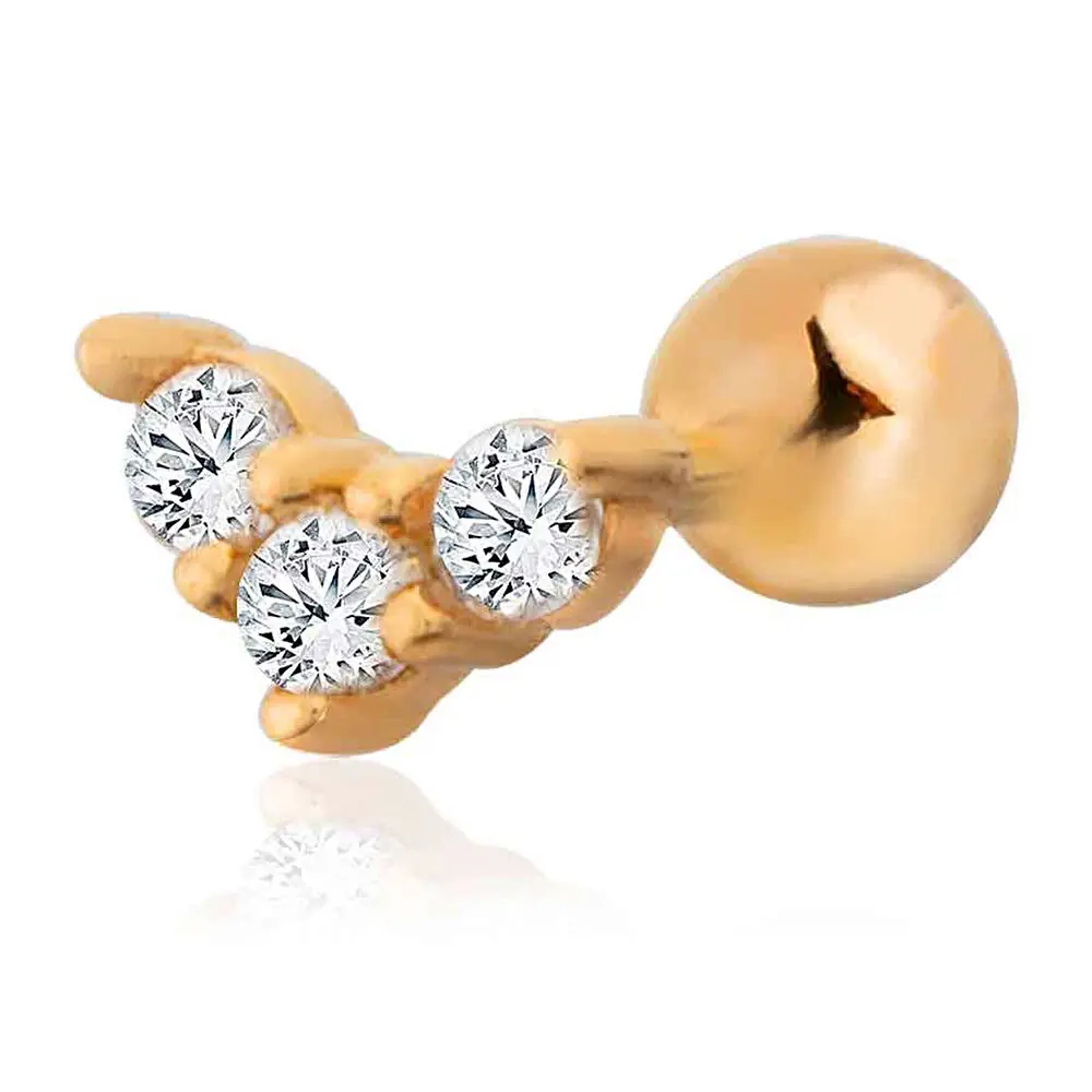 Pırlanta Tragus 0.09 Karat