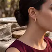 Halka Altın Küpe 2