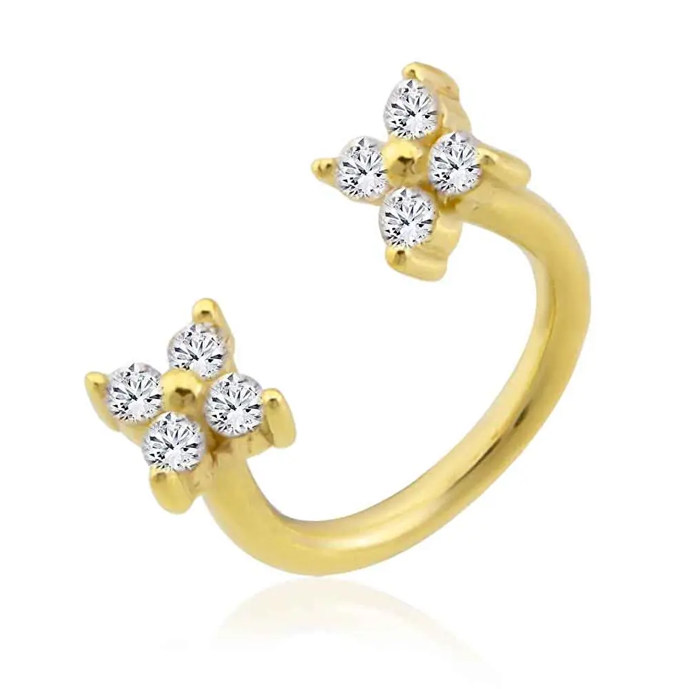 Çiçek Detaylı Tragus