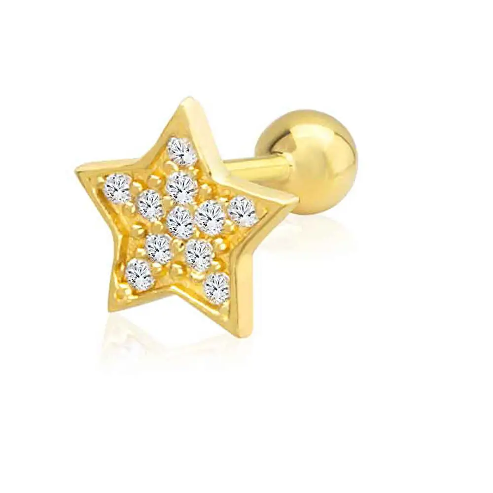 Altın Tragus Küpe