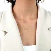 Altın Deniz Yıldızı Kolye 2