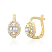 Oval Baget J Küpe 1