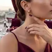 Altın Örgü Küpe 2