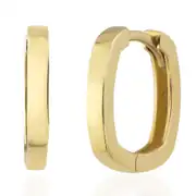 Altın Kare Küpe 1