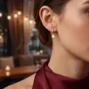 Altın Yıldız Küpe 2
