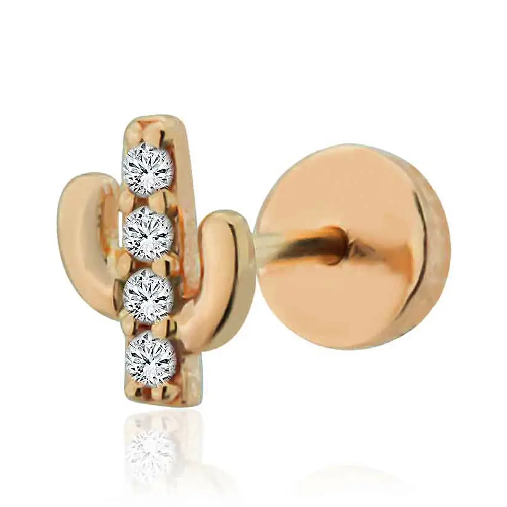 Pırlanta Kaktüs Tragus 0.04 Karat