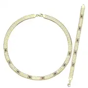 Altın Renkli Taşlı Set 1