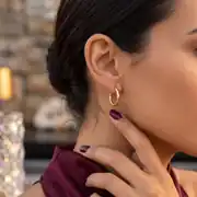 Burgulu Halka Küpe 2