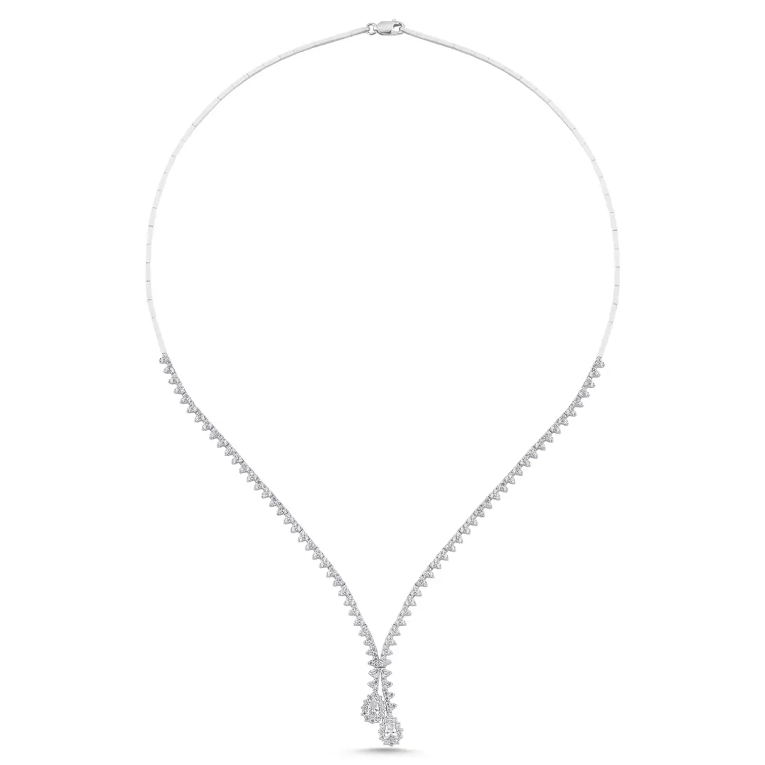 Beyaz Altın Oval Düğün Set 3