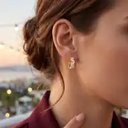 Altın Halka Küpe 2