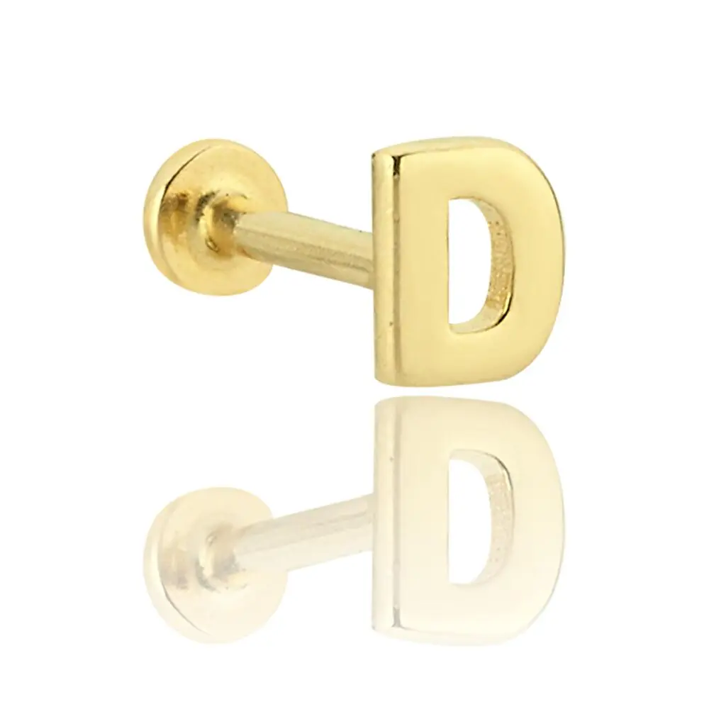 D Harfli Piercing 1