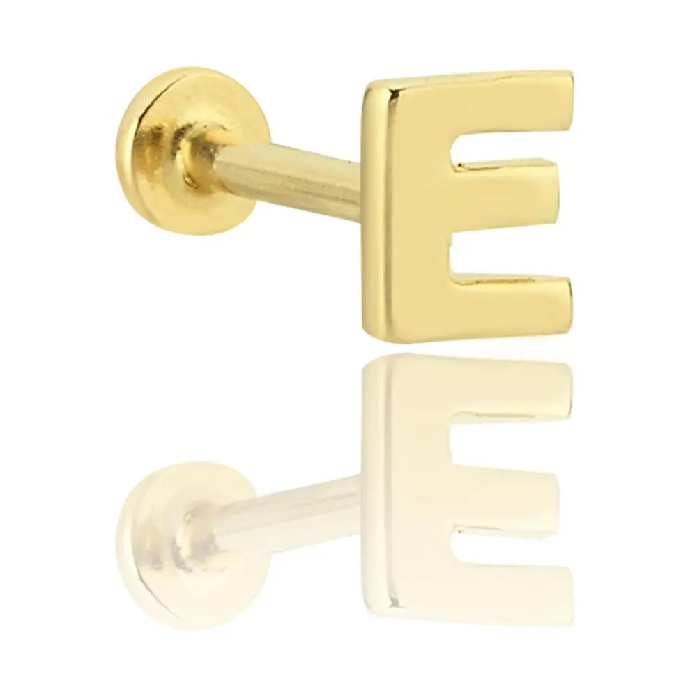 E Harfli Piercing