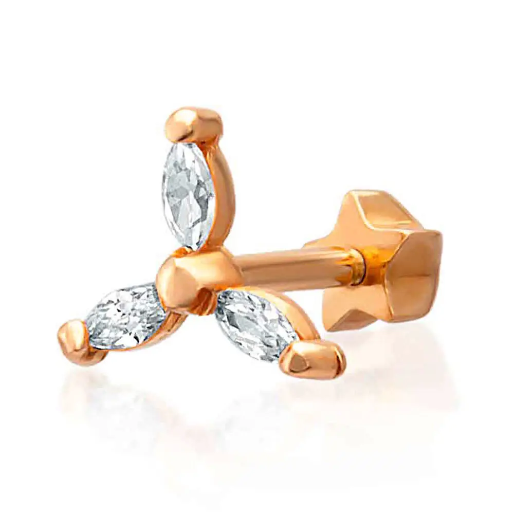 Pırlanta Tragus 0.09 Karat