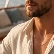 Altın Erkek Kolye Zincir 2