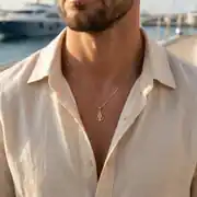 At Altın Erkek Kolye Ucu 2