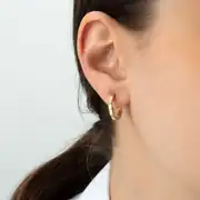 Altın Halka Küpe 2
