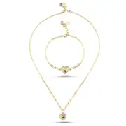 Kalpli Altın İkili Set 1