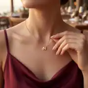 Harfli Altın Kolye 2