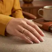 Pembe Yonca Altın Yüzük 4