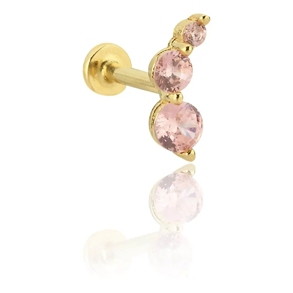 Pembe Safir Piercing 0.07 Karat