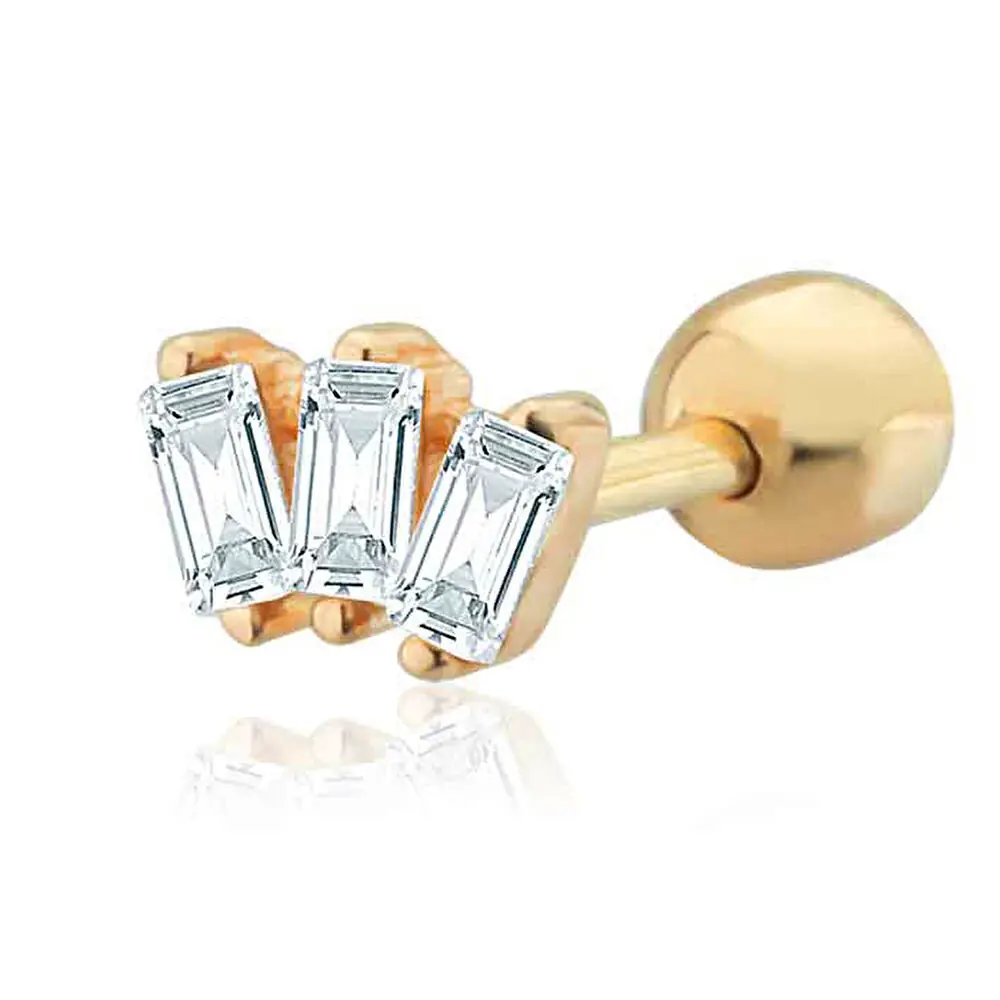 Pırlanta Baget Tragus 0.03 Karat