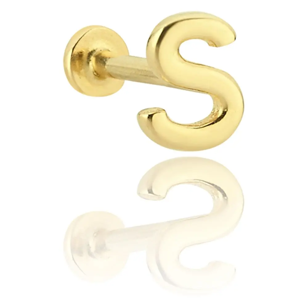 S Harfli Piercing