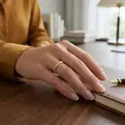 Taş Detaylı Altın Yüzük 4