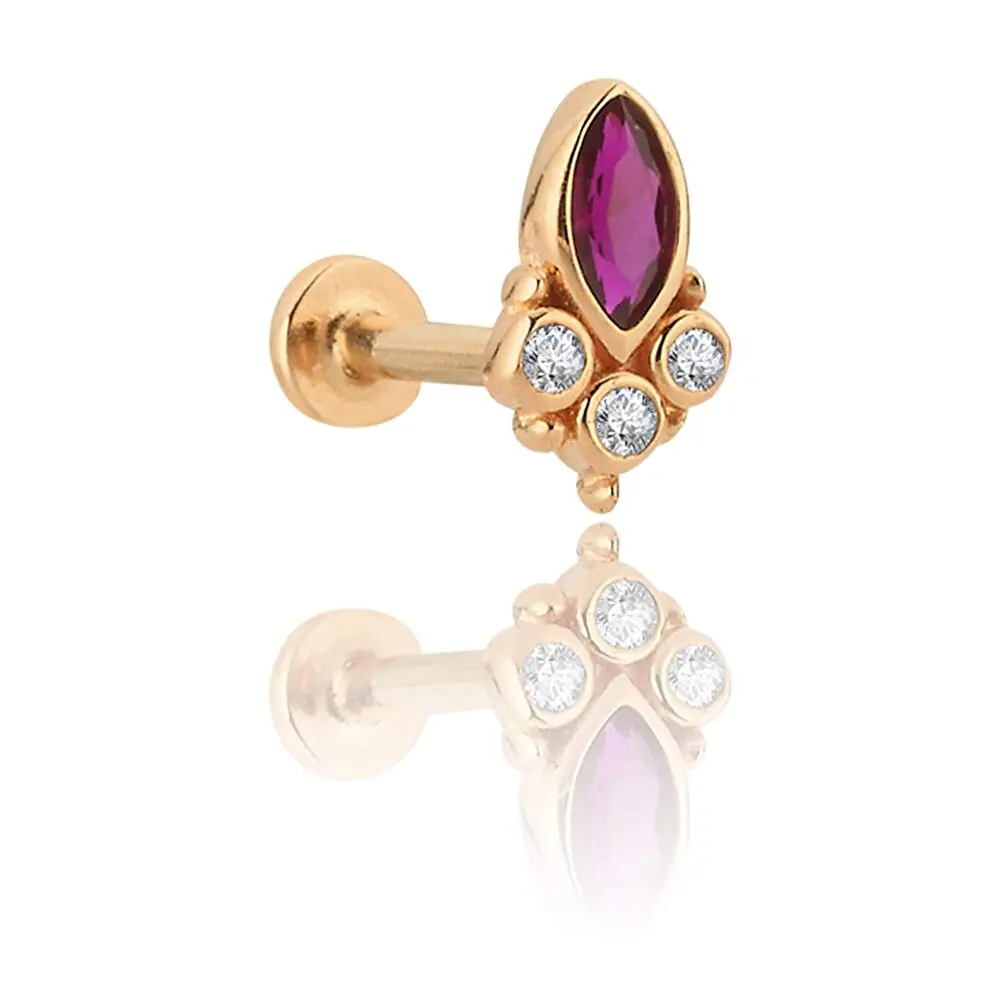 Renkli Taşlı  Rose Tragus