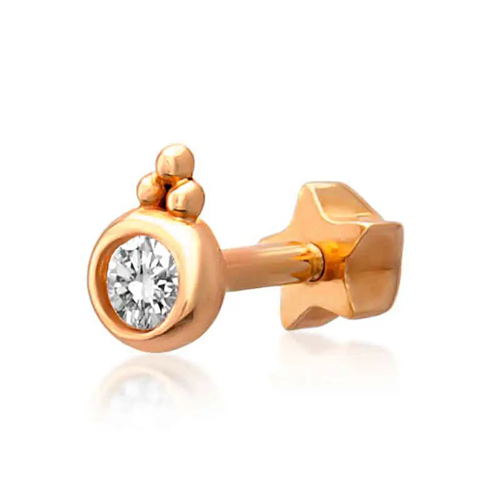 Pırlanta Tektaş Tragus 0.30 Karat