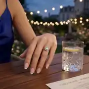 Baget Pırlanta Yüzük 0.44 Karat 3