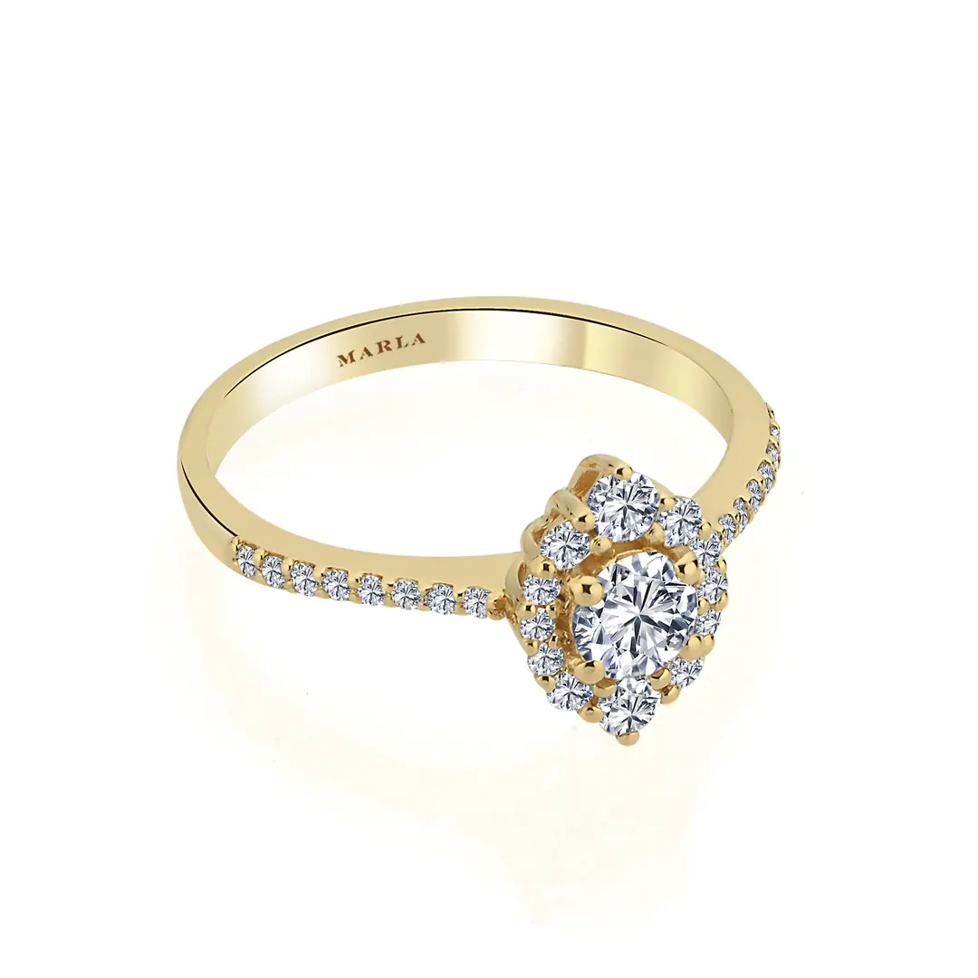 Pırlanta Tektaş Yüzük 0.60 Ct. 2