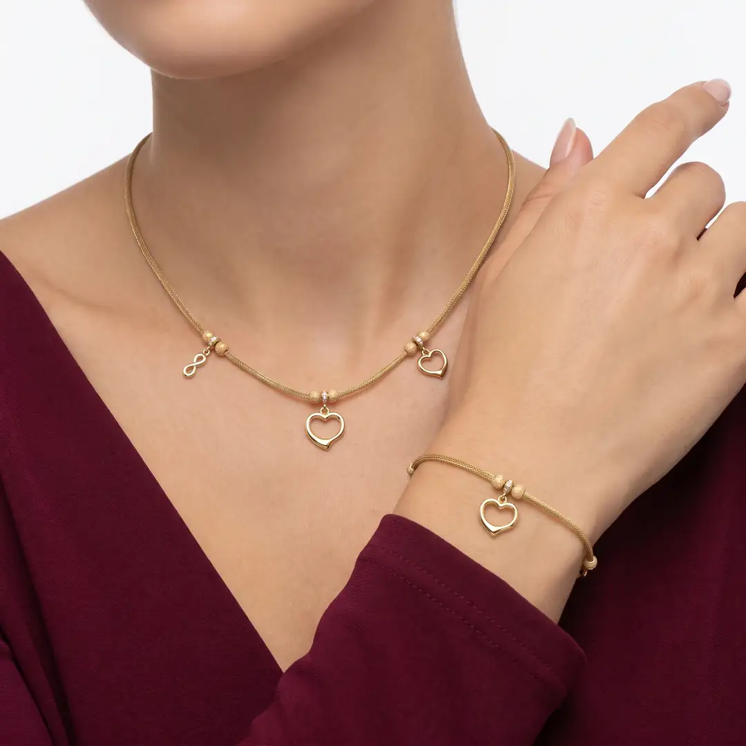 Charmlı Altın İkili Set 2