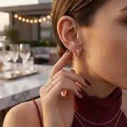 Altın Halka Küpe 2