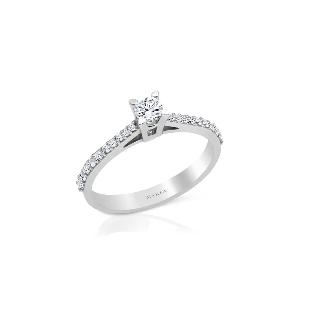 Pırlanta Alfa Tektaş Yüzük 0.30 Karat