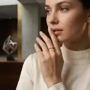 Yıldız Charmlı Altın Yüzük 3