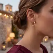Altın Klasik Halka Küpe 2