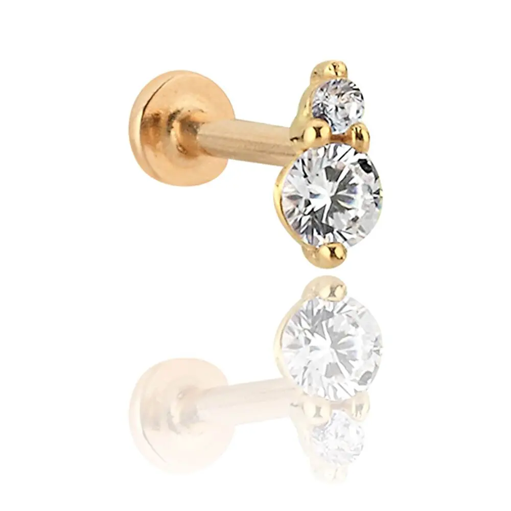 Pırlantalı Piercing 0.03 Karat