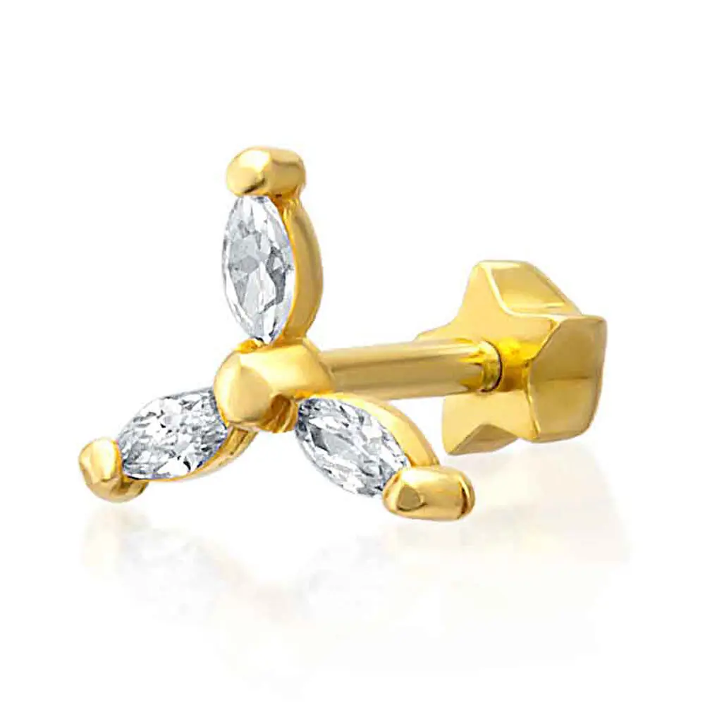 Altın Tragus Küpe
