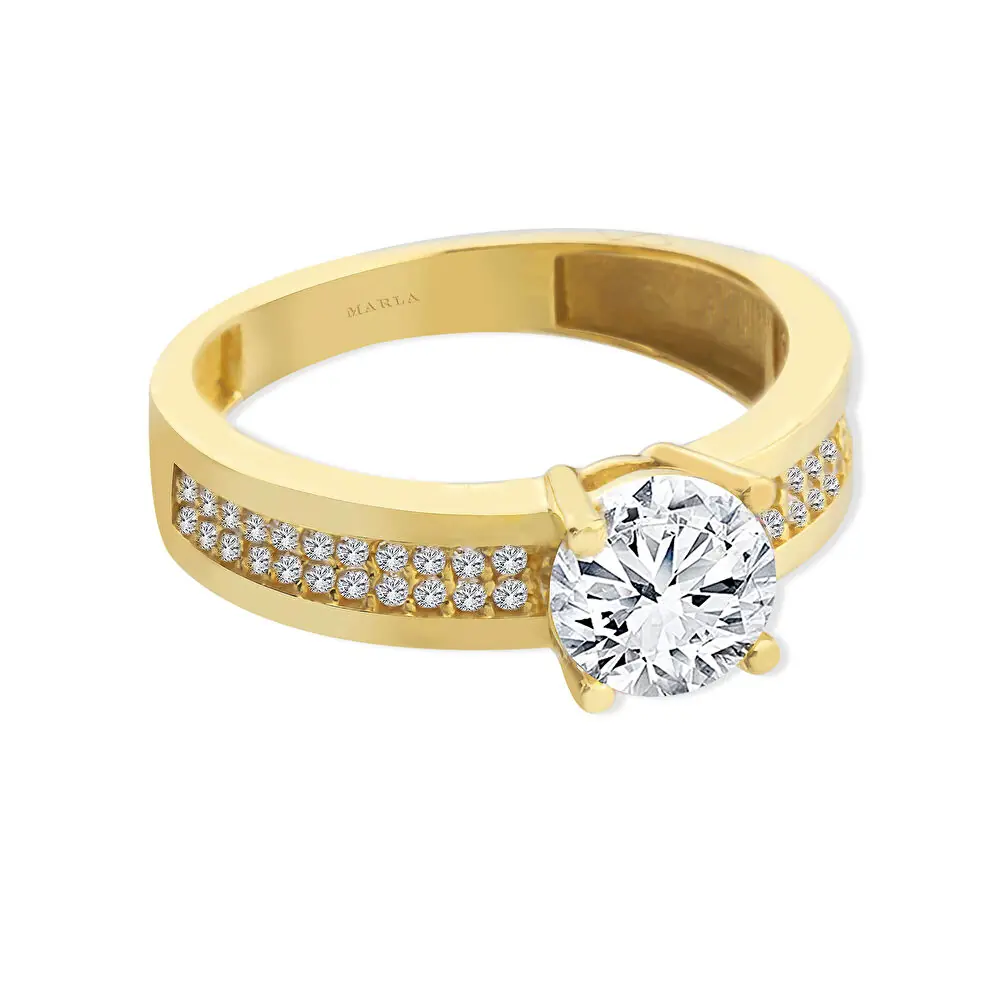 Altın Tektaş Yüzük 2